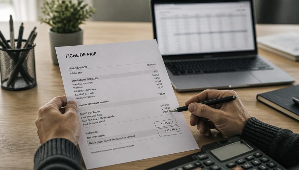 Base de calcul de la CSG sur salaire et fiche de paie
